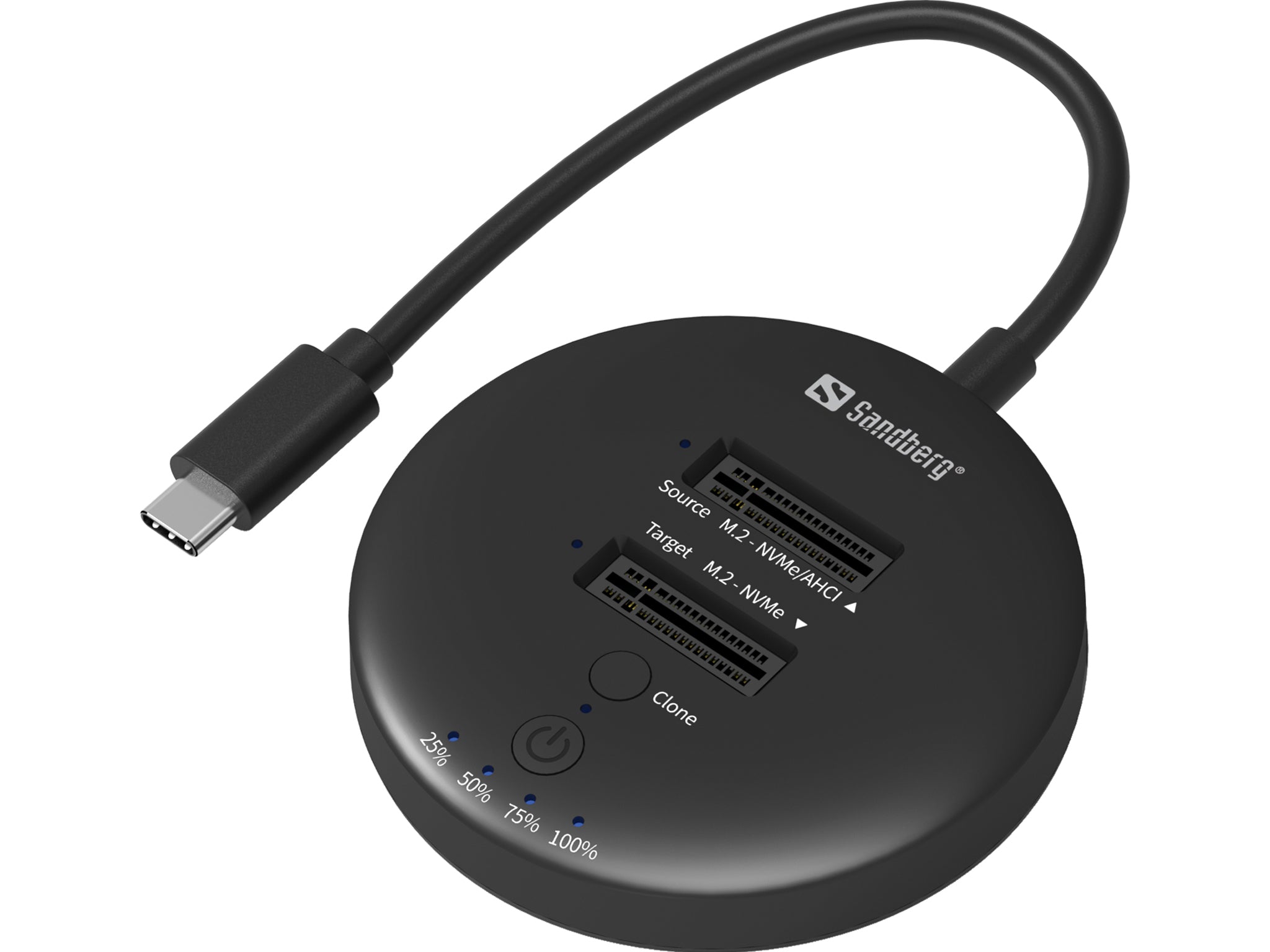 Sandberg USB3.2 Klon-Dock für NVMe – 2-Fach – 2×M.2, für M.2 NVMe