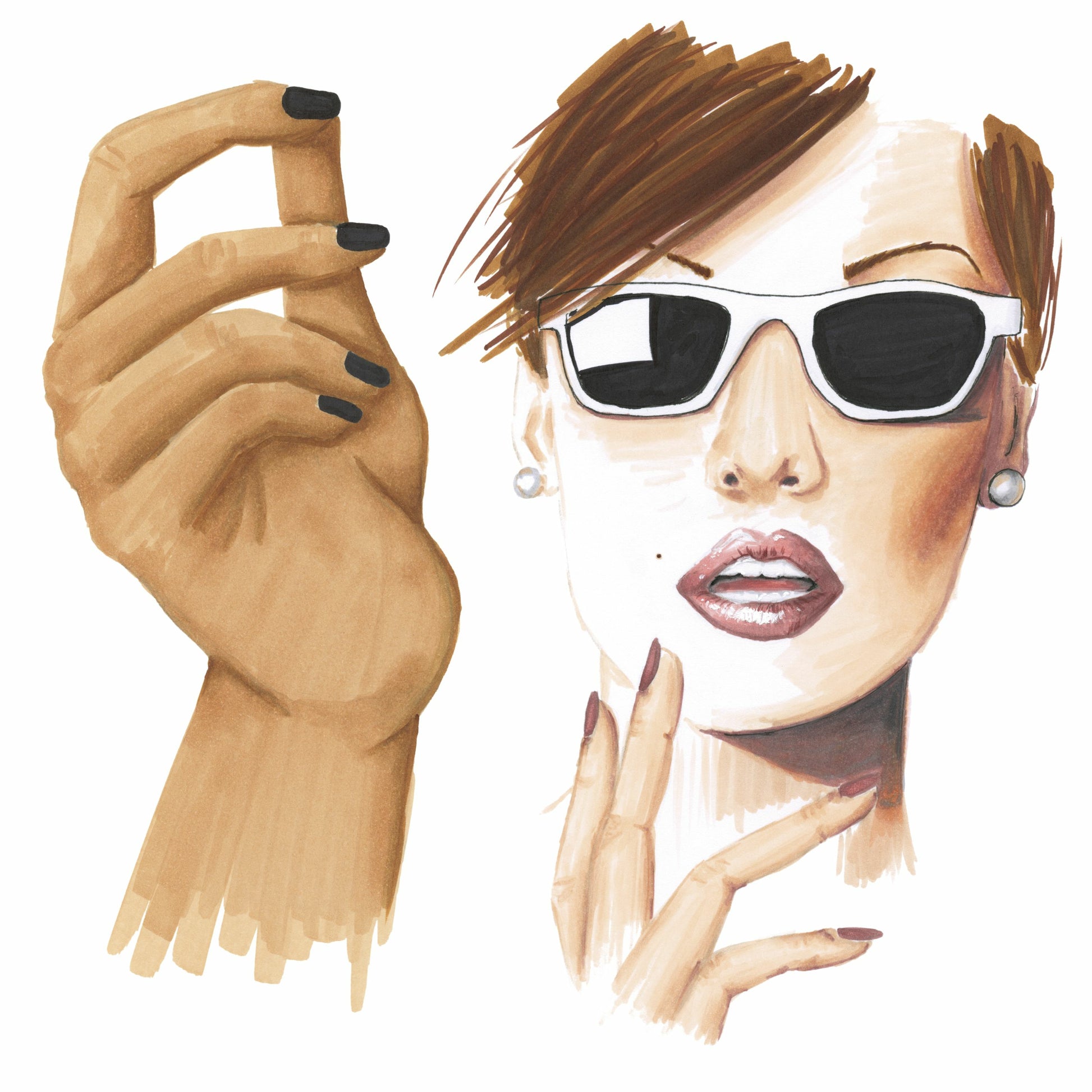 Copic Permanentmarker – Porträtfarben, 12 Stück
