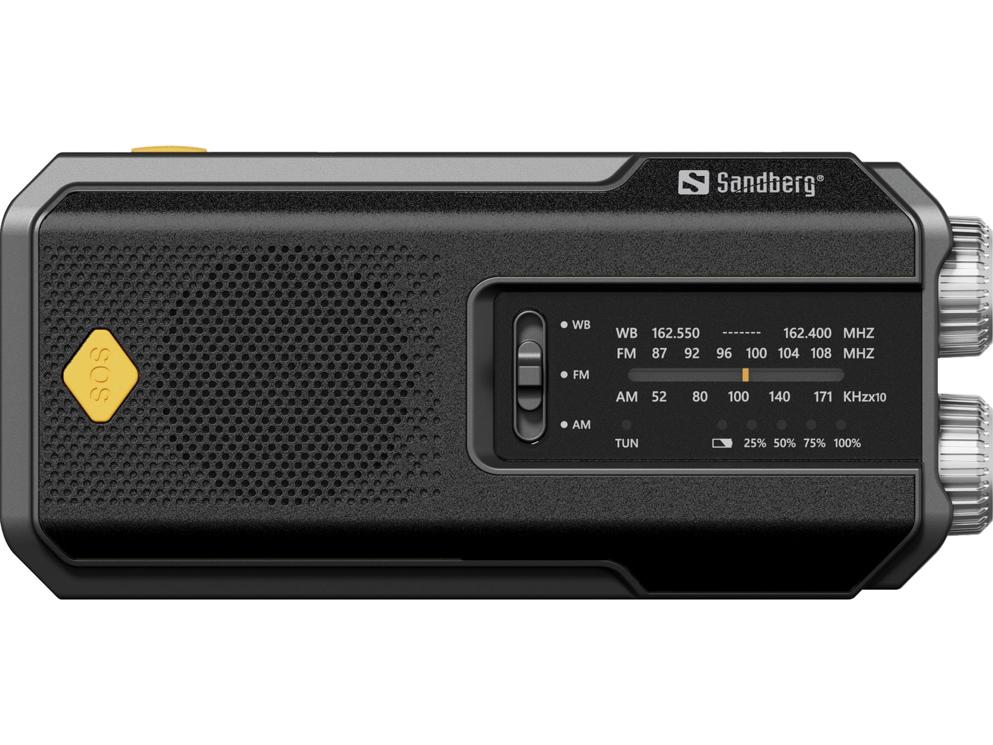 Sandberg Survivor Radio All-in-1 2000 – 3 W RMS, AM, FM