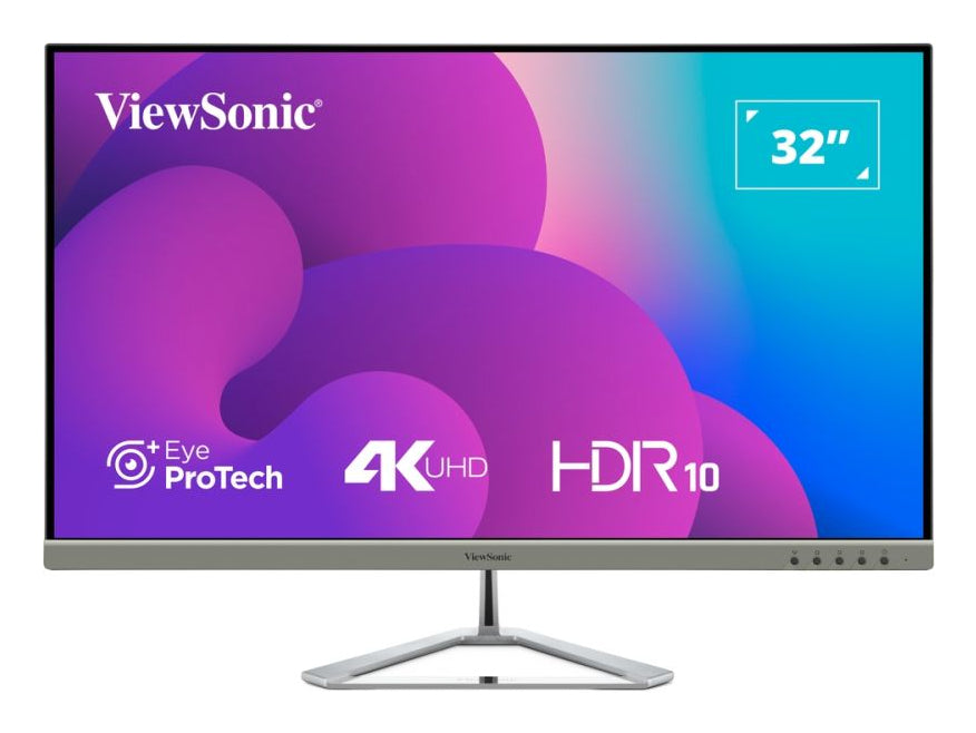 ViewSonic VX3276-4K-MHD-2 – Monitor, 32", 3840 × 2160 (UHD 4K), VA