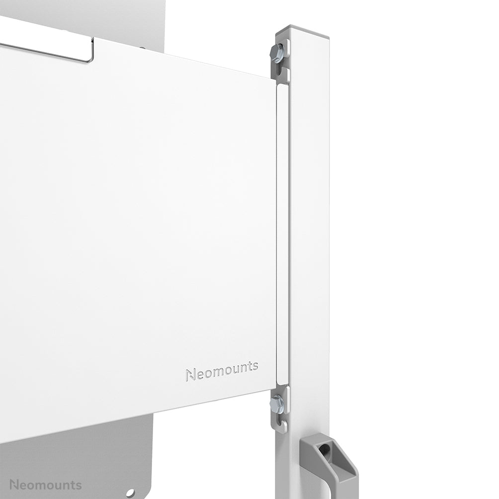Neomounts MOVE Go Flip – Trolley, drehbar, für 55–65", VESA 400×400, bis 50 kg, höhenverstellbar, weiss