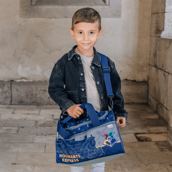 Scooli Harry Potter Sporttasche – 8 l, Polyester, Grau, 33 × 22 × 10 cm