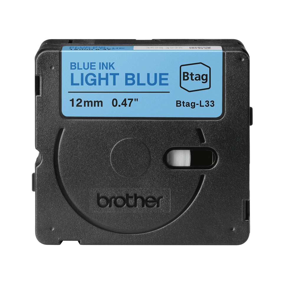 Brother Schriftband – 12 mm × 4 m, Hellblau, Blau