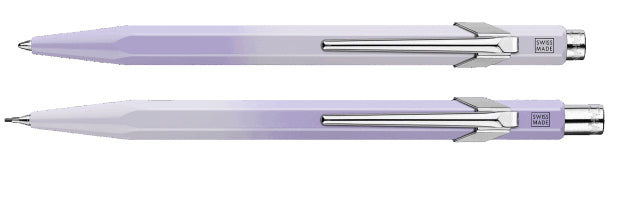 Caran d-Ache Caran d'Ache Blooming Lavender Schreibgeräte-Set – Kugelschreiber + 0,5 mm Druckbleistift – Schwarz – 2-teilig