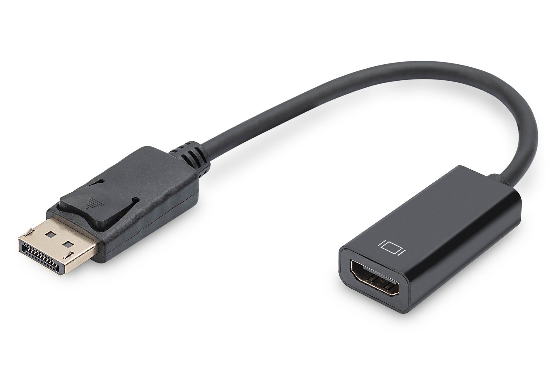 Digitus DisplayPort (Stecker) auf HDMI Typ A (Buchse) Adapter, DP 1.1a, 1920×1080, 15 cm