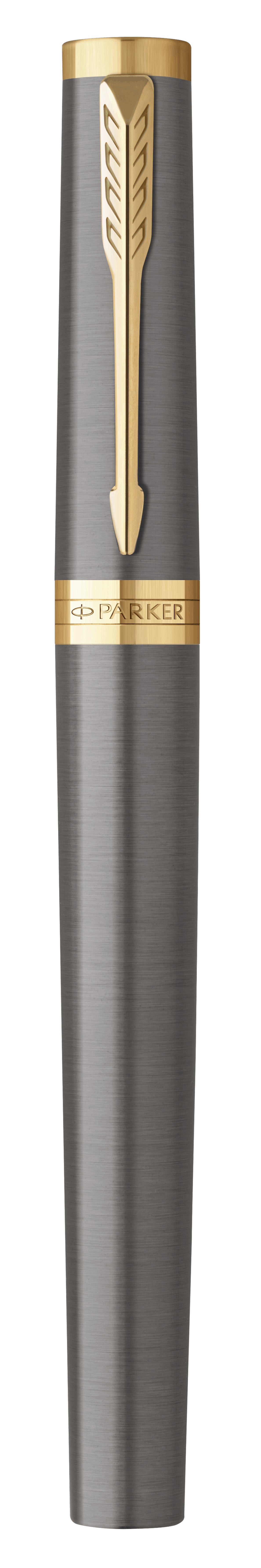 Parker Ingenuity F Grey Core Fi – Tintenroller, Schwarz, Grau
