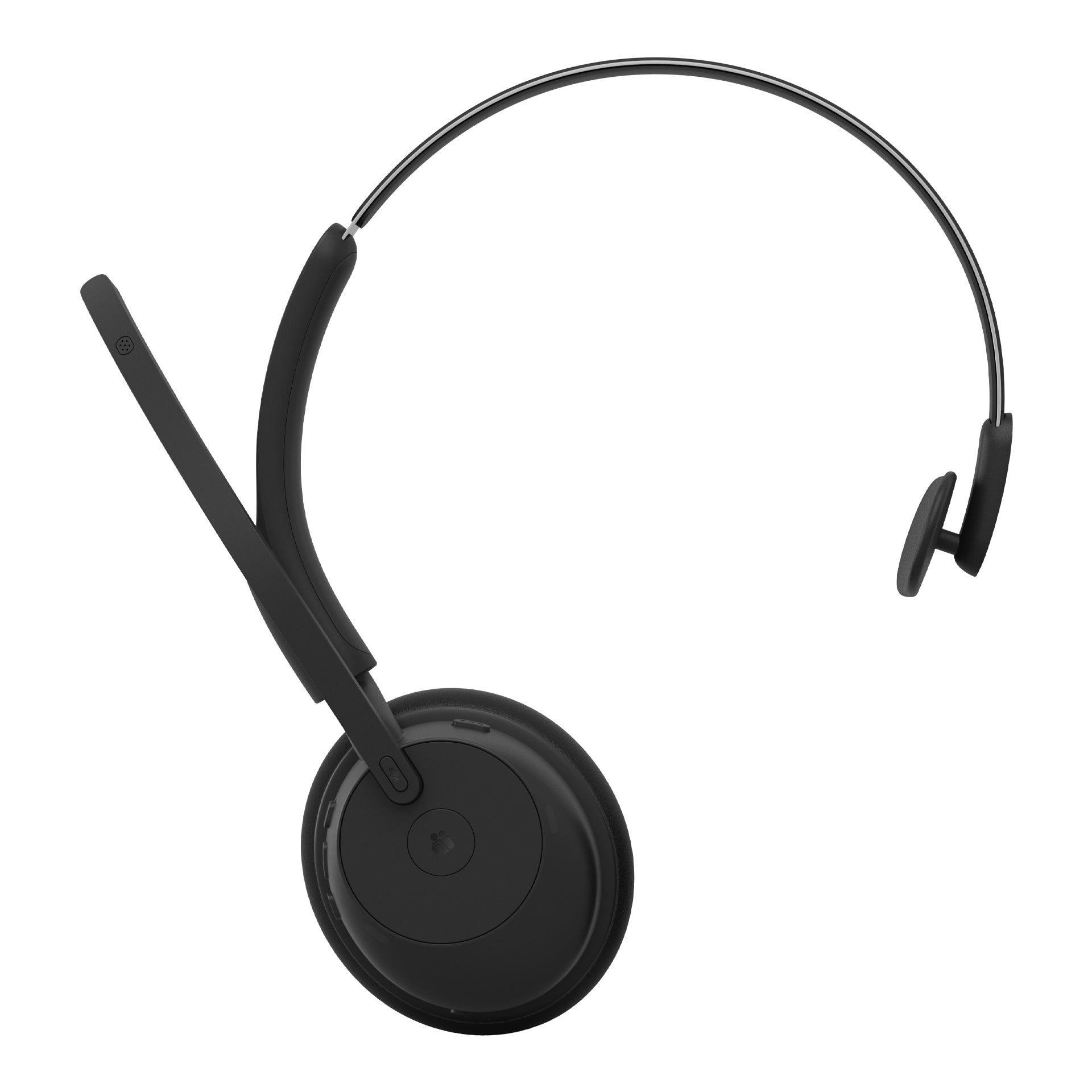 Jabra Evolve3 45 Mono Link 390a MS Office-Headset – On-Ear, Mono, BT, MS Teams zertifiziert, Schwarz