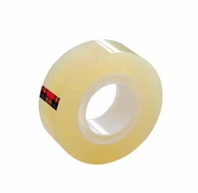 Scotch Klebeband – permanent, klar, Kunststoff, 12 mm × 33 m, Kern Ø 25 mm