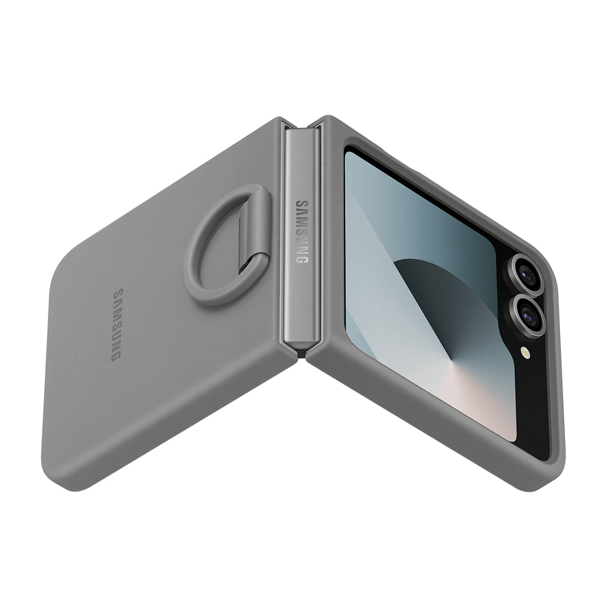 Samsung Backcover – für Samsung Galaxy Z Flip6 – grau – Silikon