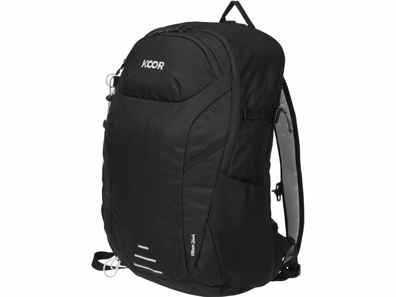 KOOR Wanderrucksack – 28 l, Polyester, Schwarz