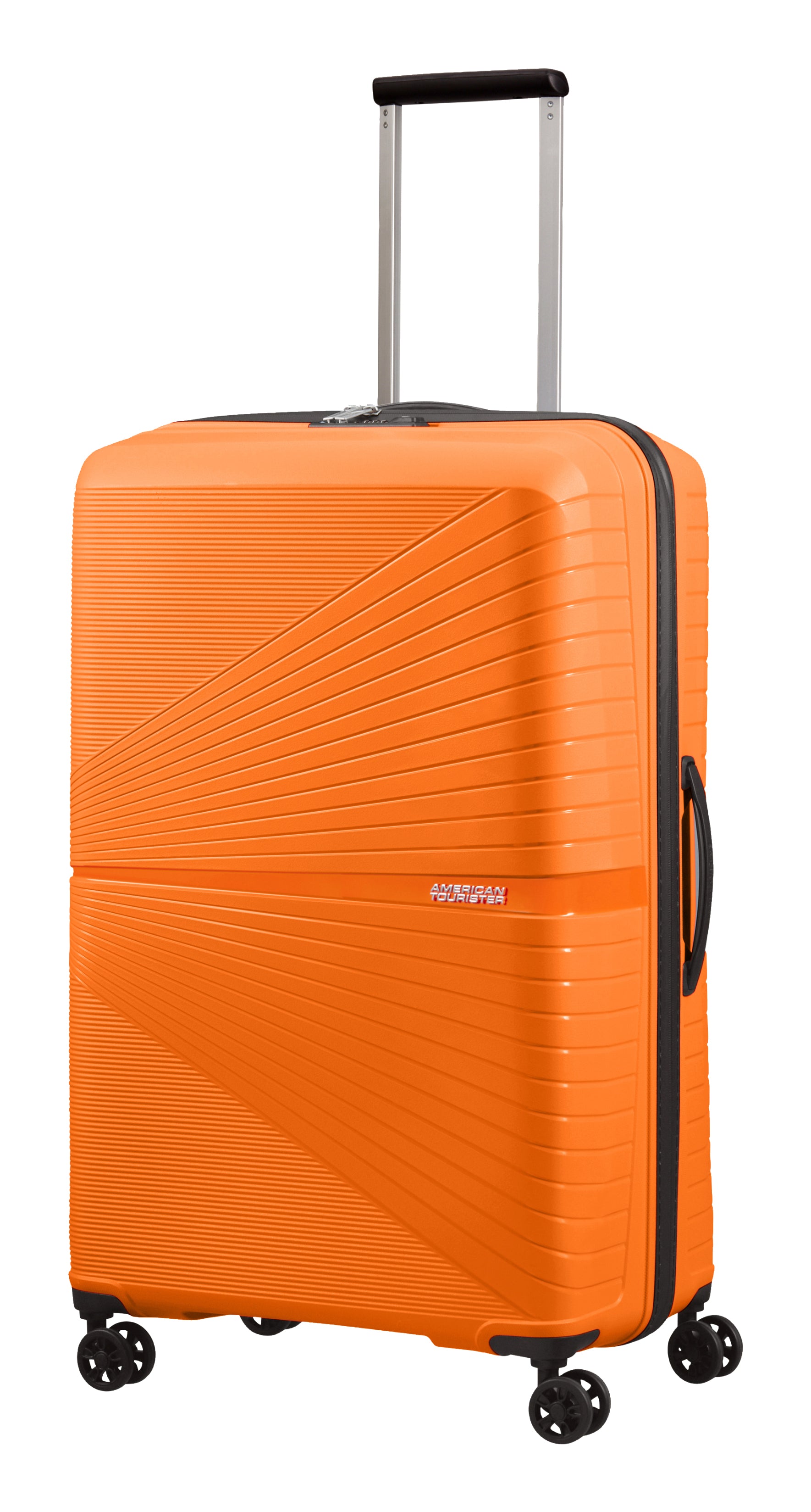 American Tourister Trolley – Hartschale, 4 Doppelrollen, mit TSA, Mango Orange, 49 × 77 × 31 cm
