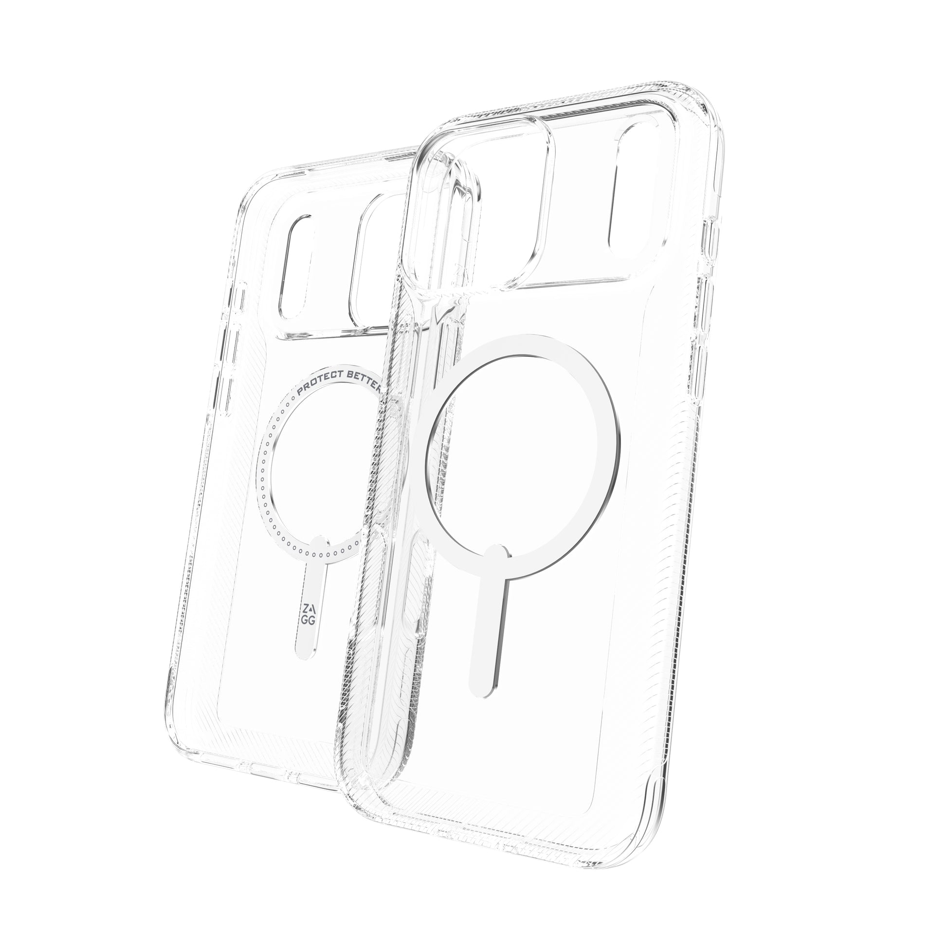 ZAGG Luxe Snap Backcover – für Apple iPhone 17 Pro Max, MagSafe, Graphen, Transparent, bis 3 m sturzsicher