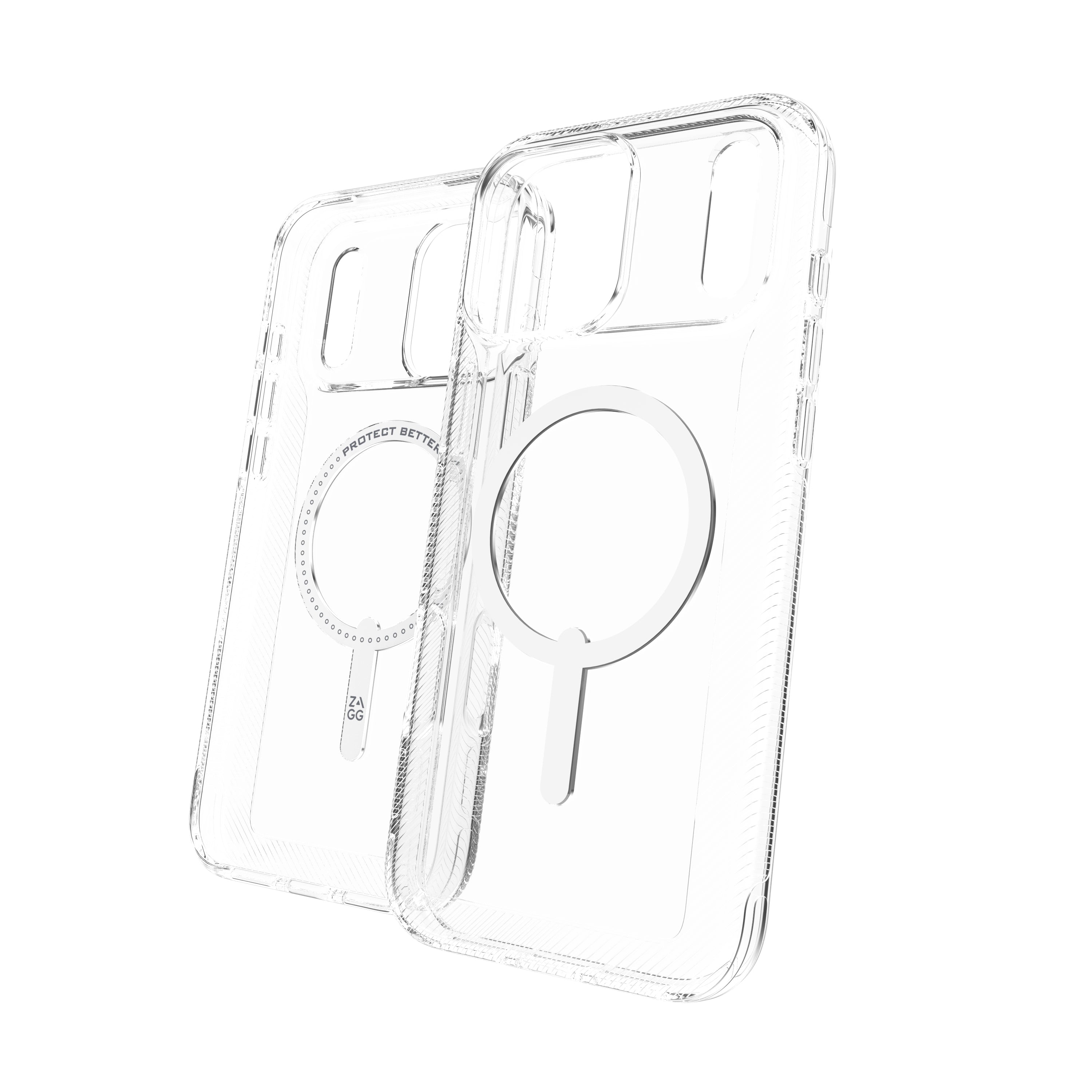 ZAGG Luxe Snap Backcover – für Apple iPhone 17 Pro Max, MagSafe, Graphen, Transparent, bis 3 m sturzsicher