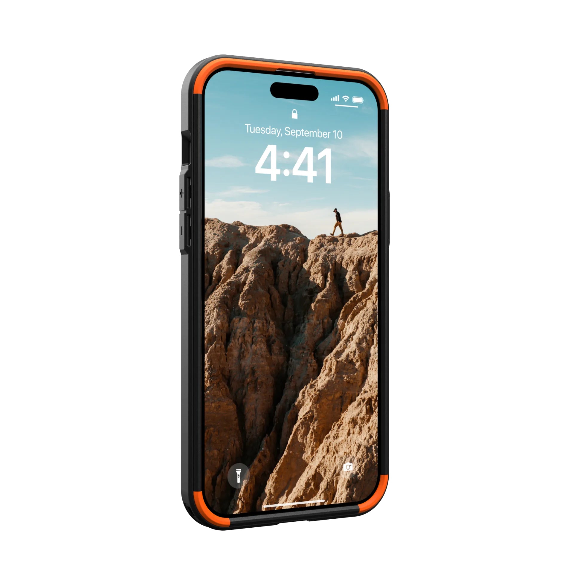 Urban Armor Gear UAG – Backcover Civilian – für Apple iPhone 15 Plus – Olivgrün – MagSafe-kompatibel