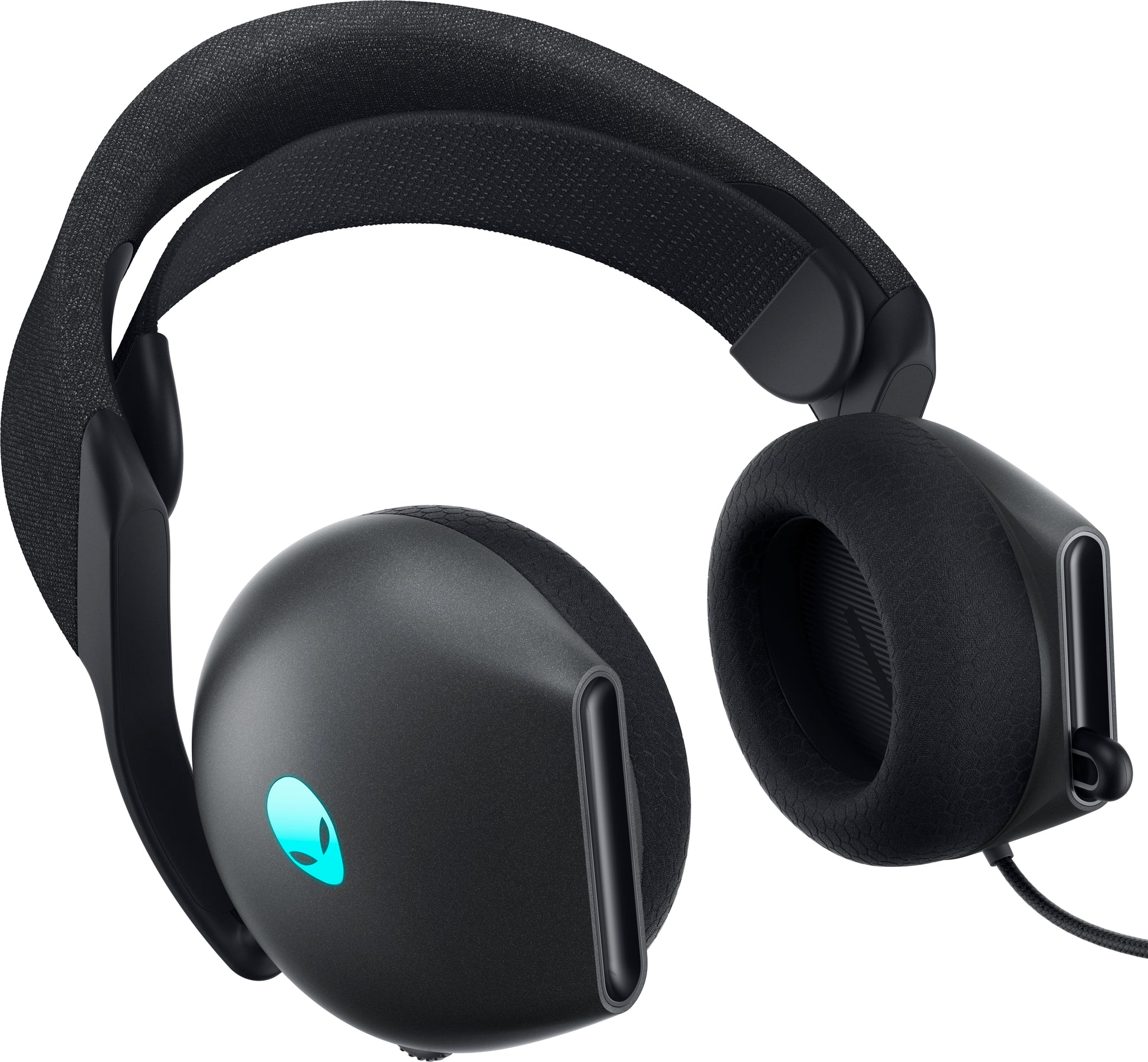 Alienware AW520H Gaming-Headset – Over-Ear, Stereo, Kabelgebunden, 3,5 mm Klinke + USB, Grau