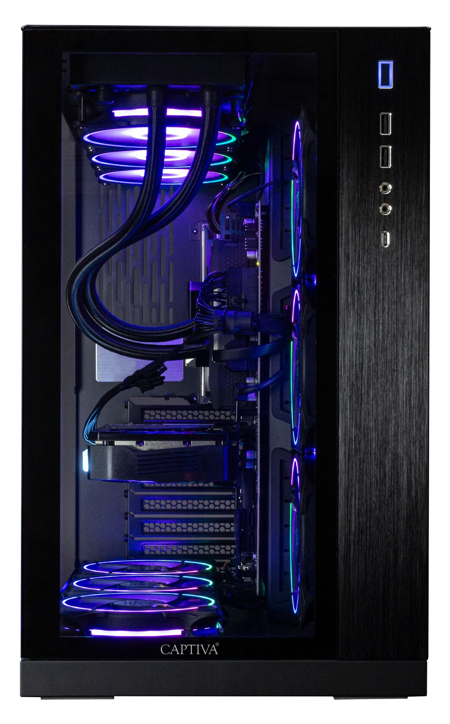 Captiva Tower – Intel Core i9-14900KF, 64 GB RAM, 2 TB SSD, NVIDIA GeForce RTX 5080 16 GB, Windows 11 Home
