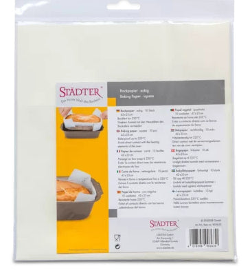 Städter Backpapier 42 × 23 cm, 10 Stk.