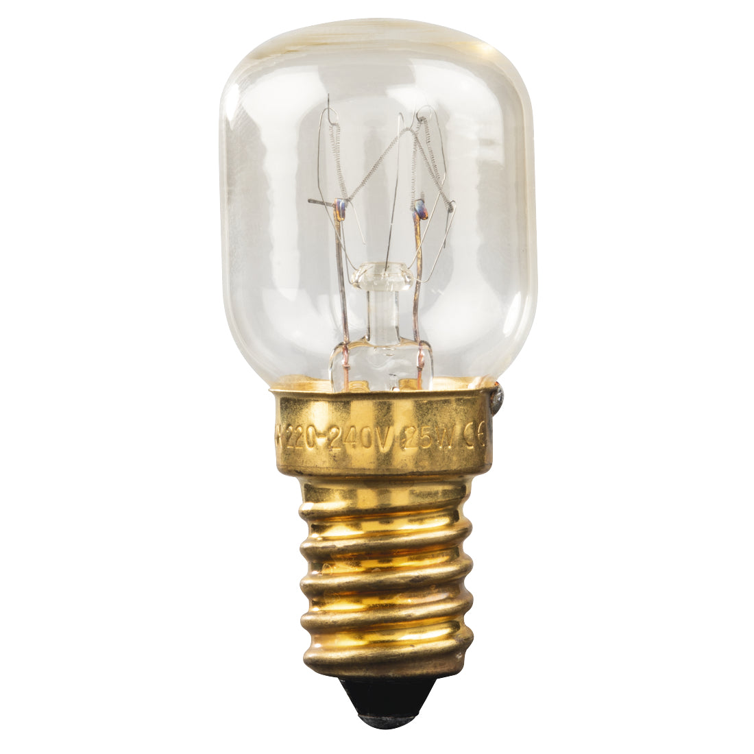Xavax Backofenlampe E14 T25 – Warmweiss 2200 K, 80 lm, 25 W – dimmbar, IP20 – 1 Stk., Klar