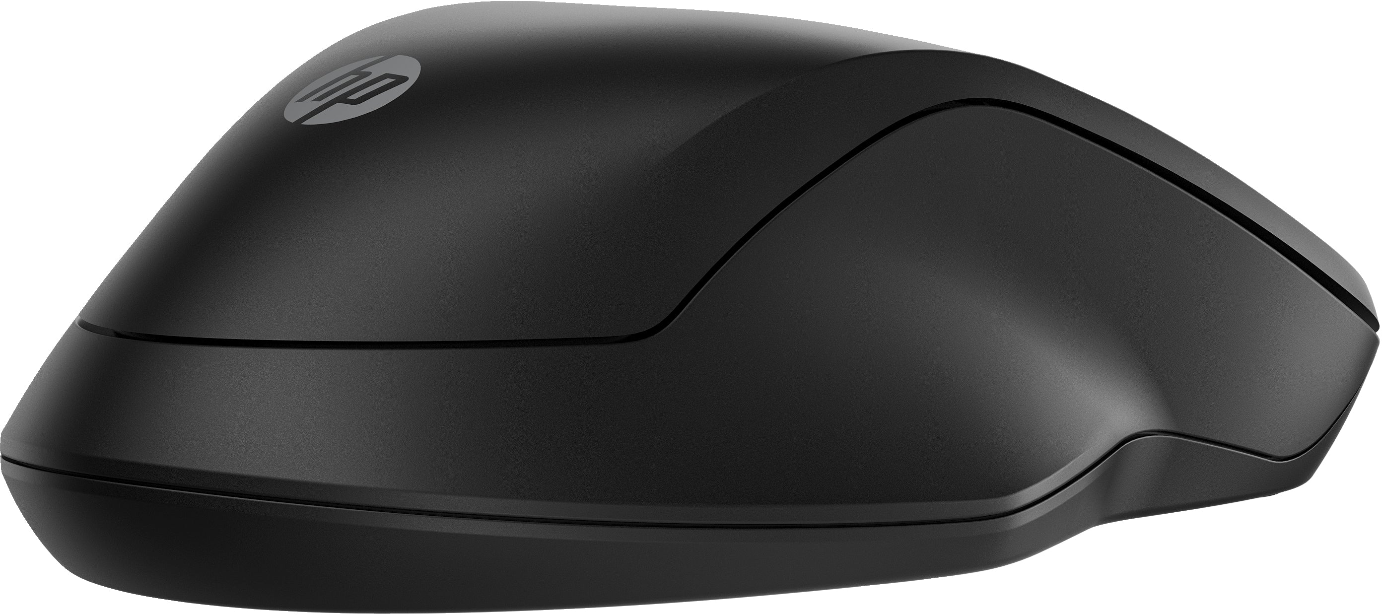 HP 255 – Maus – Kabellos (Bluetooth/2,4 GHz), 1600 DPI, beidhändig, Schwarz