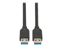 Tripp Lite USB-A auf USB-A Kabel – USB 3.2 Gen 1 (5 Gbit/s) – 3 m – Schwarz
