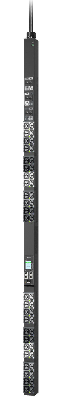 APC NetShelter Advanced – Rack-PDU Messgerät, 3-phasig, 42× IEC (C13/C15/C19/C21), 60 A, 0U vertikal