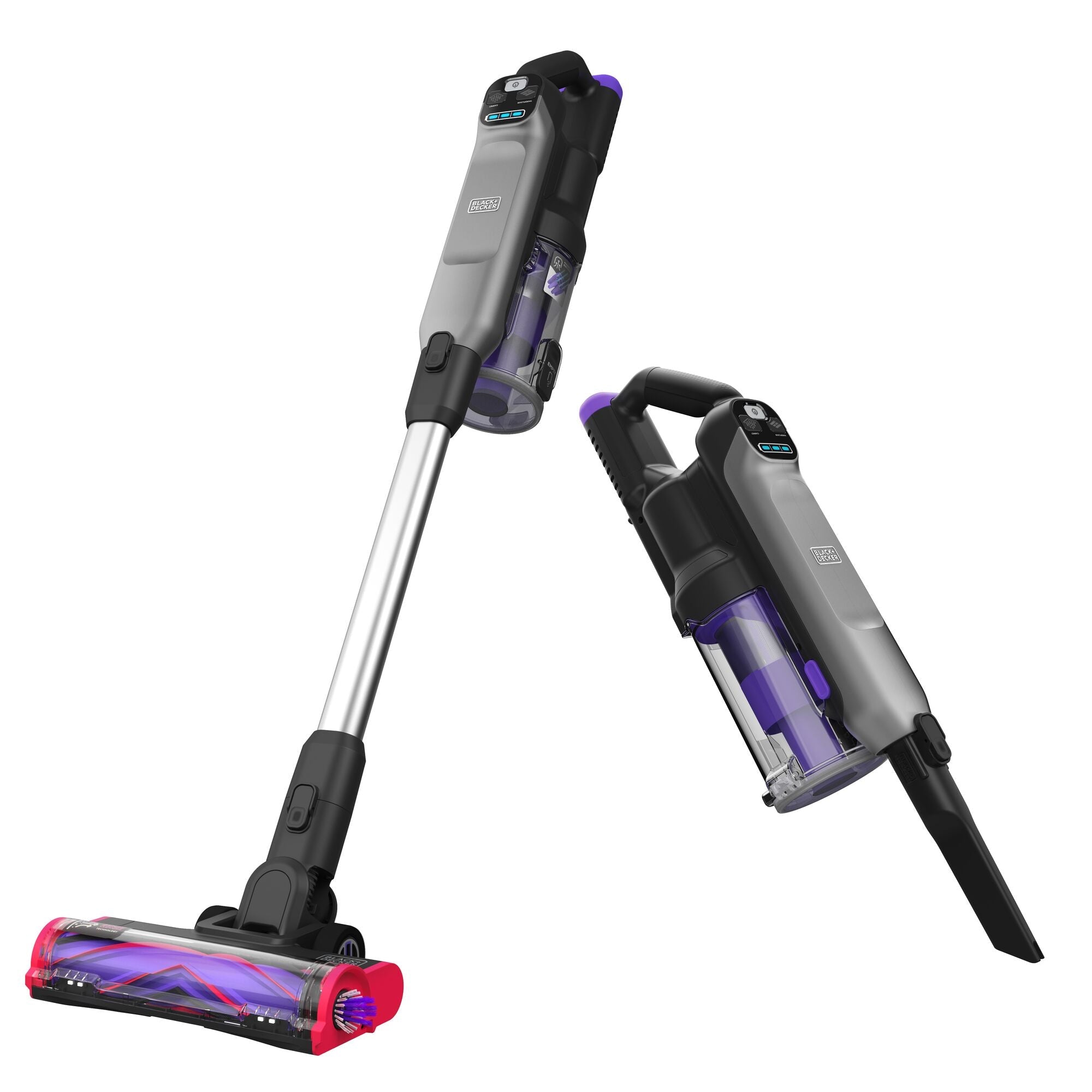 Black & Decker BLACK+DECKER Stielsauger BHFEA640WG – 4000 mAh, 0,8 l, Akkubetrieb, 2 Stufen