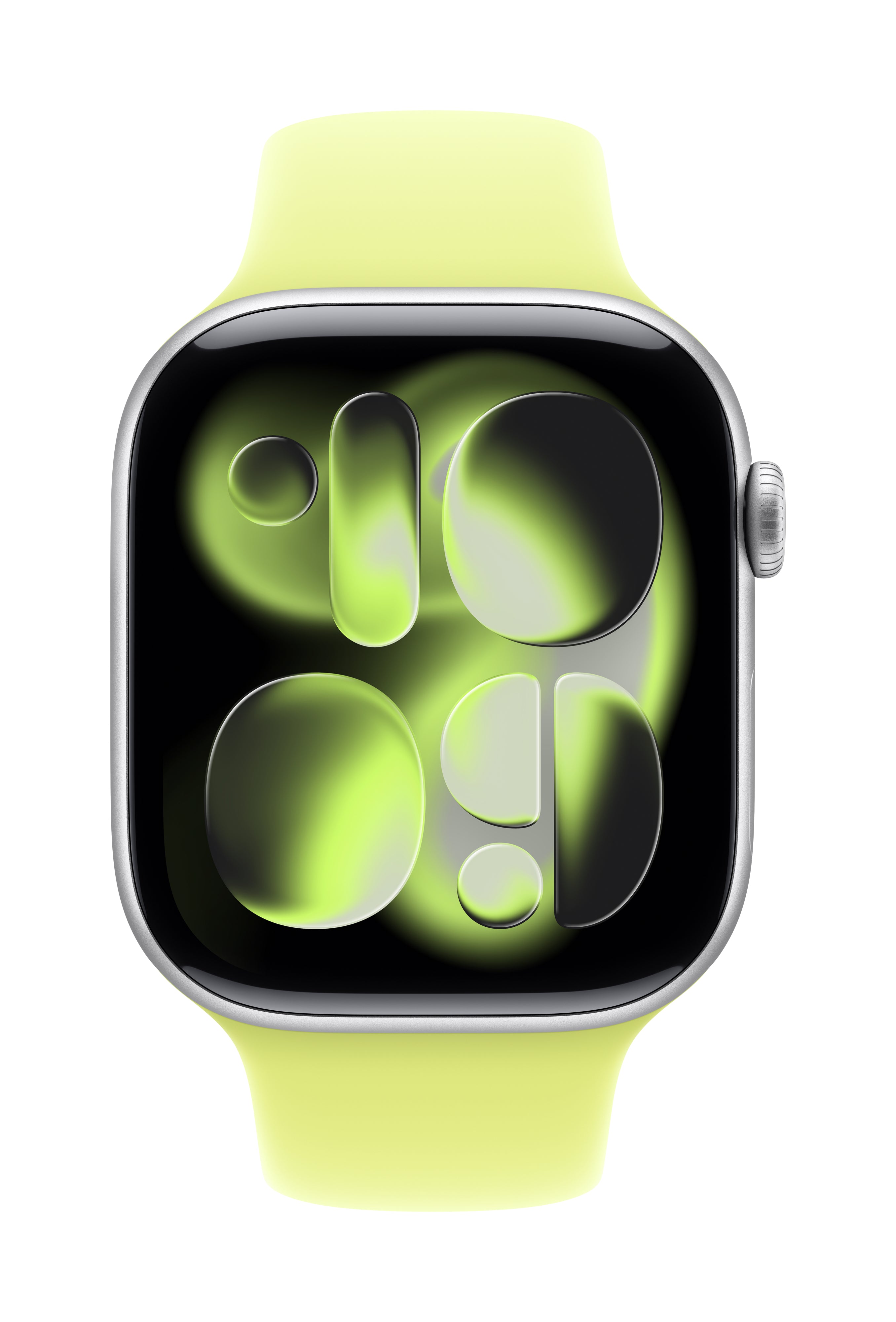 Apple Sport Band – Armband – für Apple Watch 46 mm, Neon Gelb, S/M, Polymer