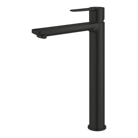 GROHE Lineare Badebatterie – Einhebelmischer, Messing, Schwarz