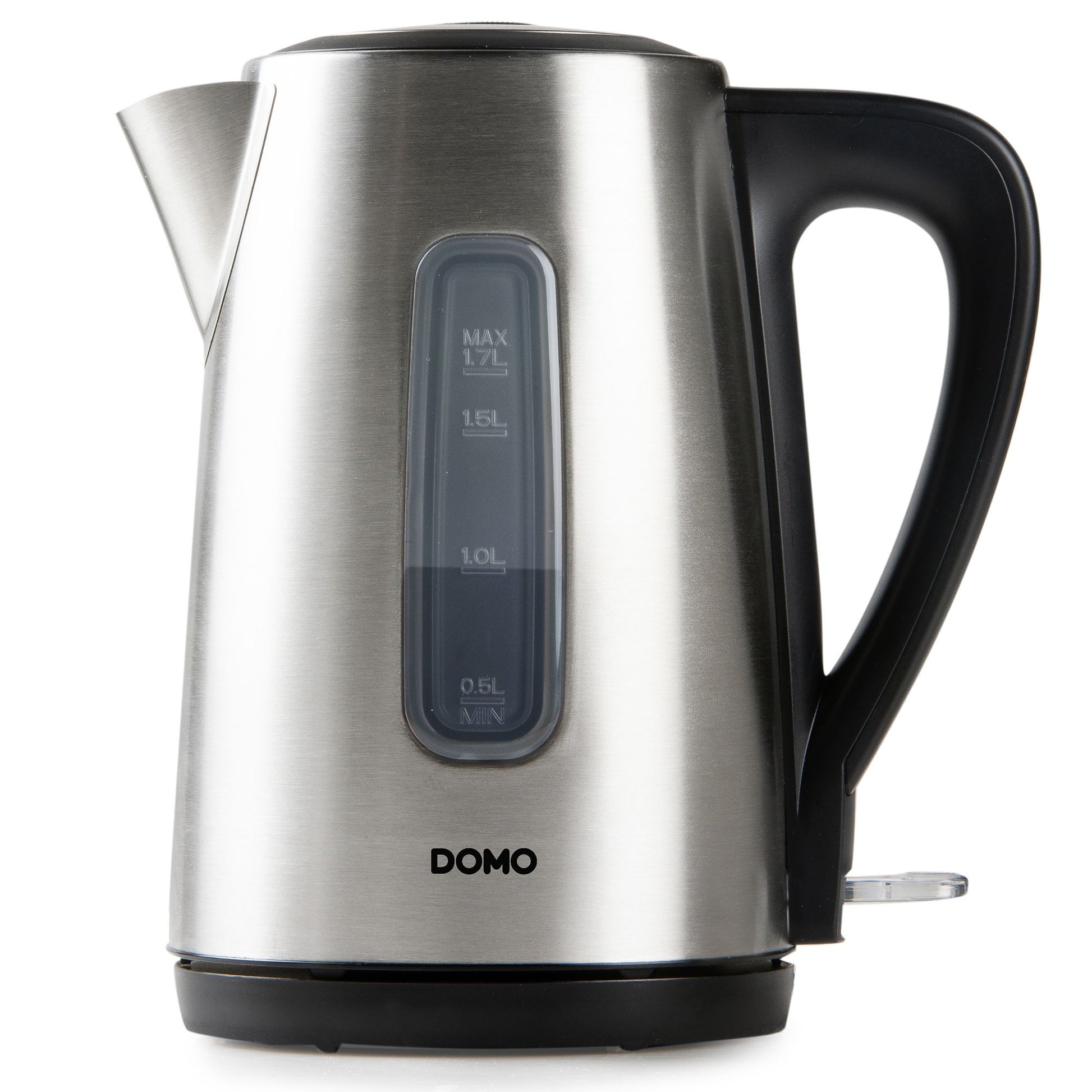Domo Wasserkocher – 1,7 l, Edelstahl, Anthrazit, DO9268WK