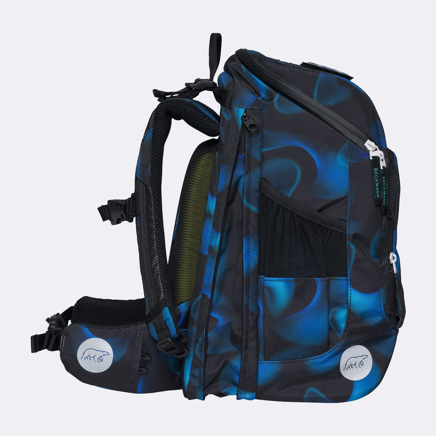 Beckmann Schulrucksack Active Air Flx – 6-teilig – Magic League – 26,0×39,0×22,0 cm – Recycelte Materialien