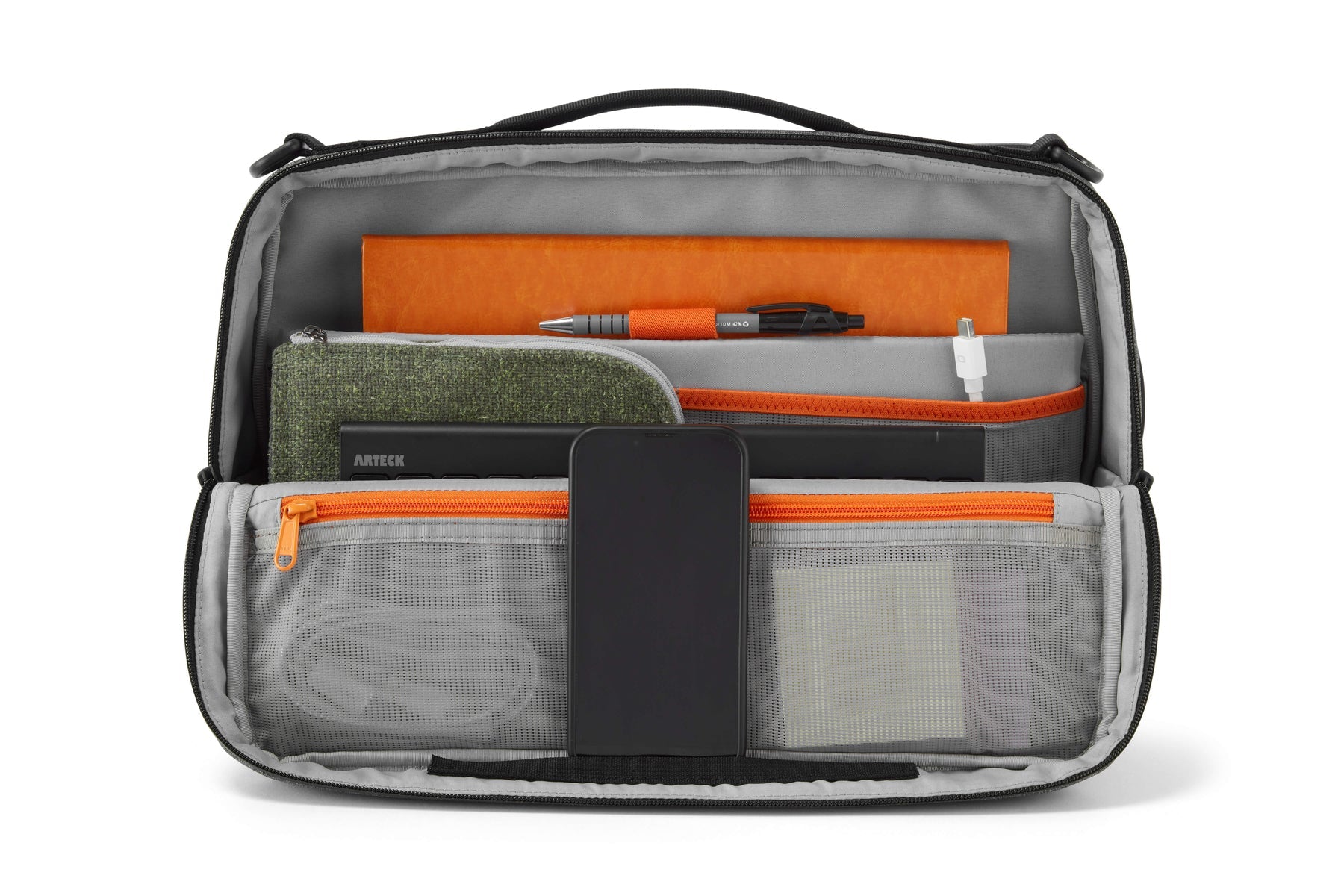 Hotbox Notebook-Rucksack – für 15" Notebook, rPET, grau, gepolstert