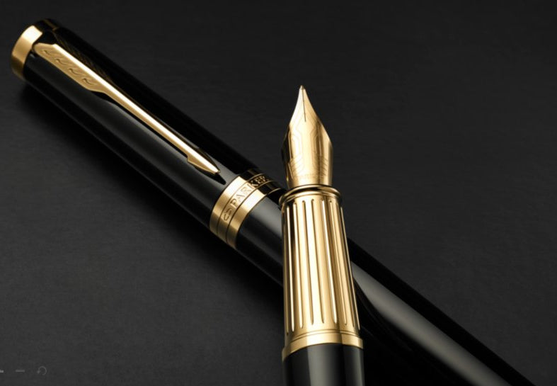Parker Ingenuity Black G.T. – Feder F – schwarz, blau – Patronen