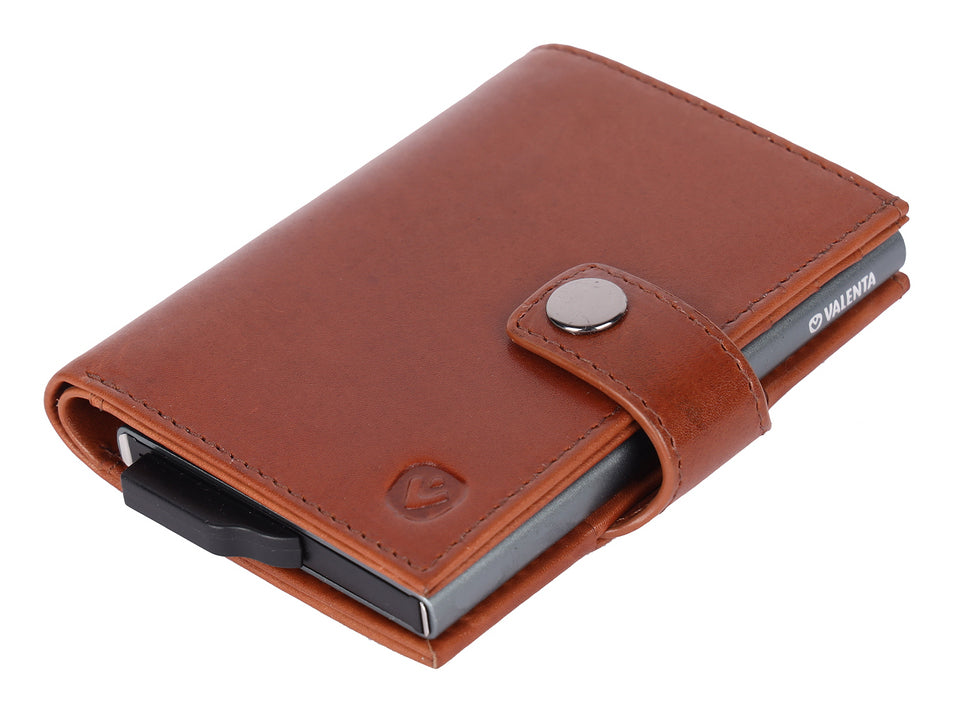 Valenta Kartenetui – 109 × 26 mm, Leder, Rot
