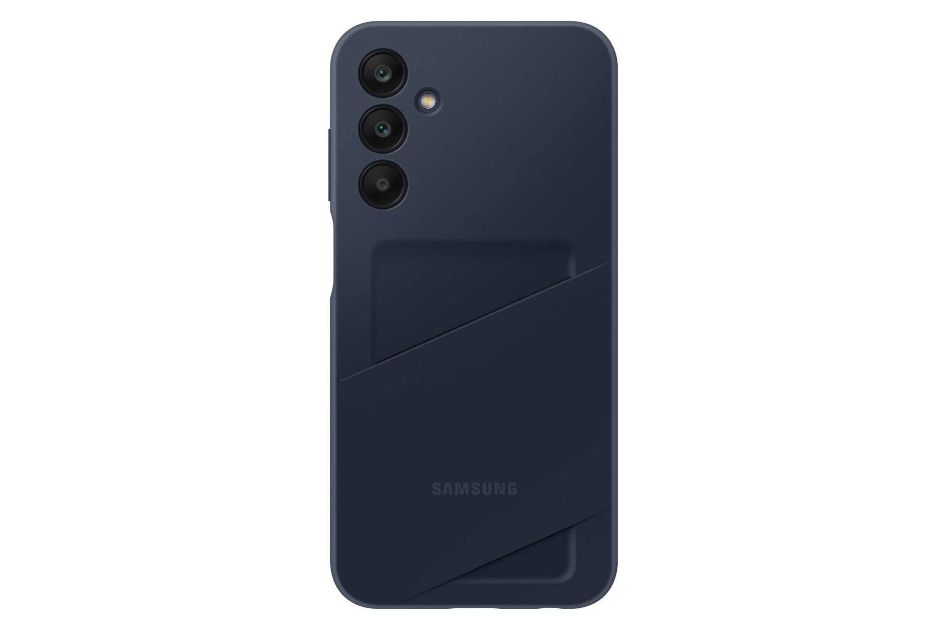 Samsung Backcover – für Samsung Galaxy A25 5G, mit Kartenfach, TPU, Schwarz/Blau, kratzresistent