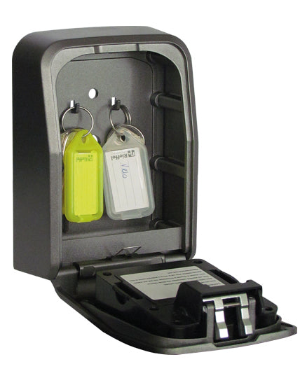 Rieffel KSB-ELO XL – Schlüsseldepot, für 25 Schlüssel, Zahlenschloss, wetterfest (IP65), 105 × 55 × 145 mm