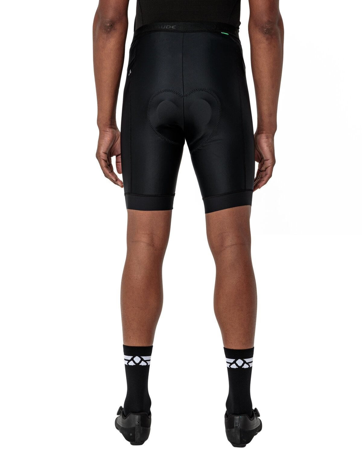 VAUDE Velohose (kurz) – L – Schwarz, 78% Polyamid (recycelt), 22% Elasthan, Slim Fit, atmungsaktiv