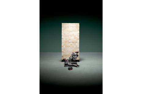 Metabo Akku-Kapp- und Gehrungssäge KGS 18 LTX BL 254 – 18 V (CAS) – Ø 254 mm – 2×8,0 Ah & Ladegerät – LiHD