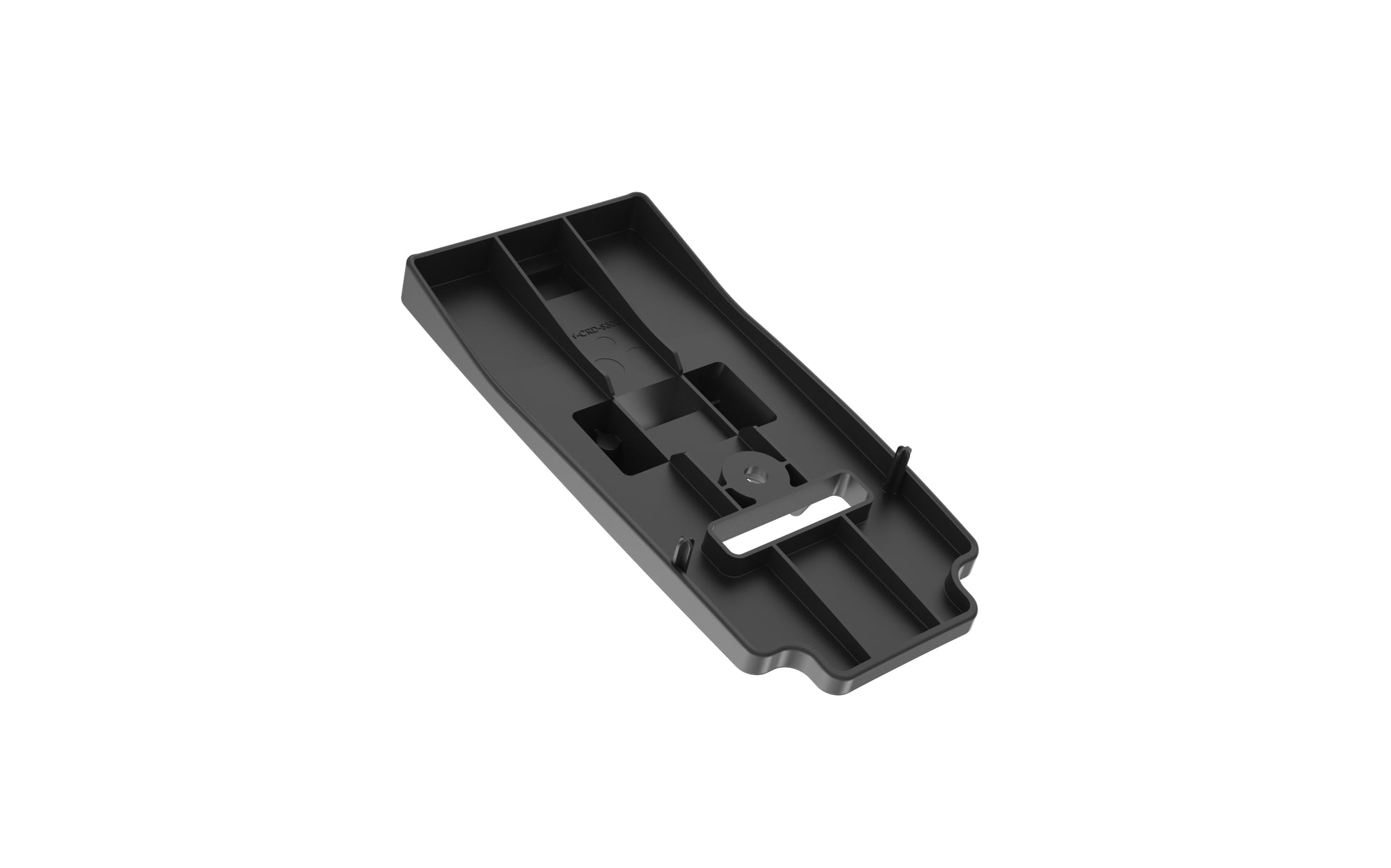 Havis FlexiPole Rückplatte – POS-Halterung, 63,5 × 12,7 × 152,4 mm, für Pax S300, Schwarz