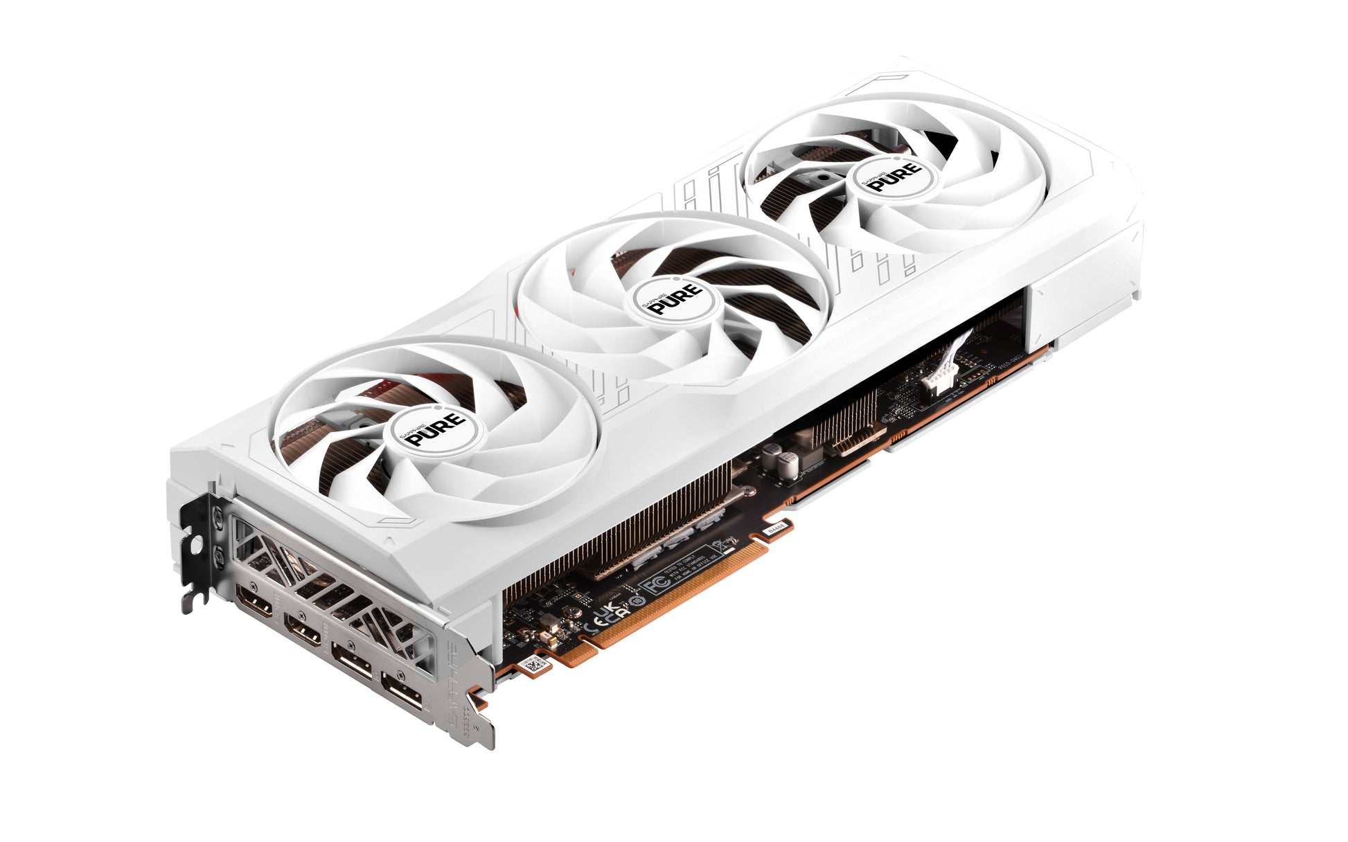 Sapphire PURE Radeon RX 7800 XT – PCIe Grafikkarte – 16 GB GDDR6, 2×HDMI, 2×DisplayPort, PCIe x16 4.0, 270 W