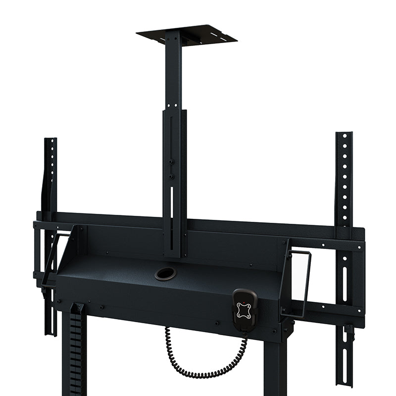 Hagor Bodenständer – 55–86" – VESA 900×600 – bis 120 kg, Höhenverstellbar, Motorisiert – Twin Lift FS-B