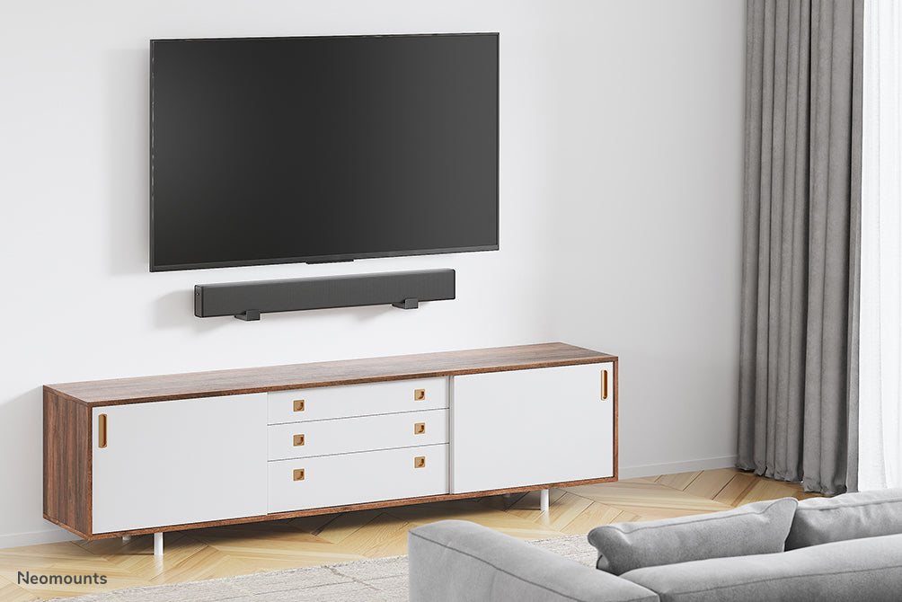 Neomounts AWL29-550BL1 Soundbar-Halterung (Wand) – bis 15 kg – Schwarz