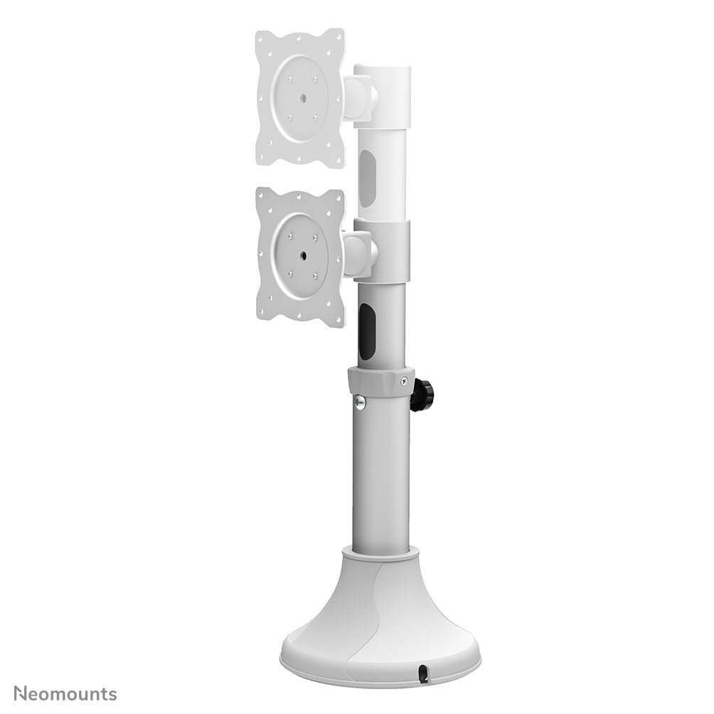 Neomounts FPMA D025SILVER – Monitorarm, Tischdurchführung, bis 30", VESA 75 × 75/100 × 100 mm, 12 kg