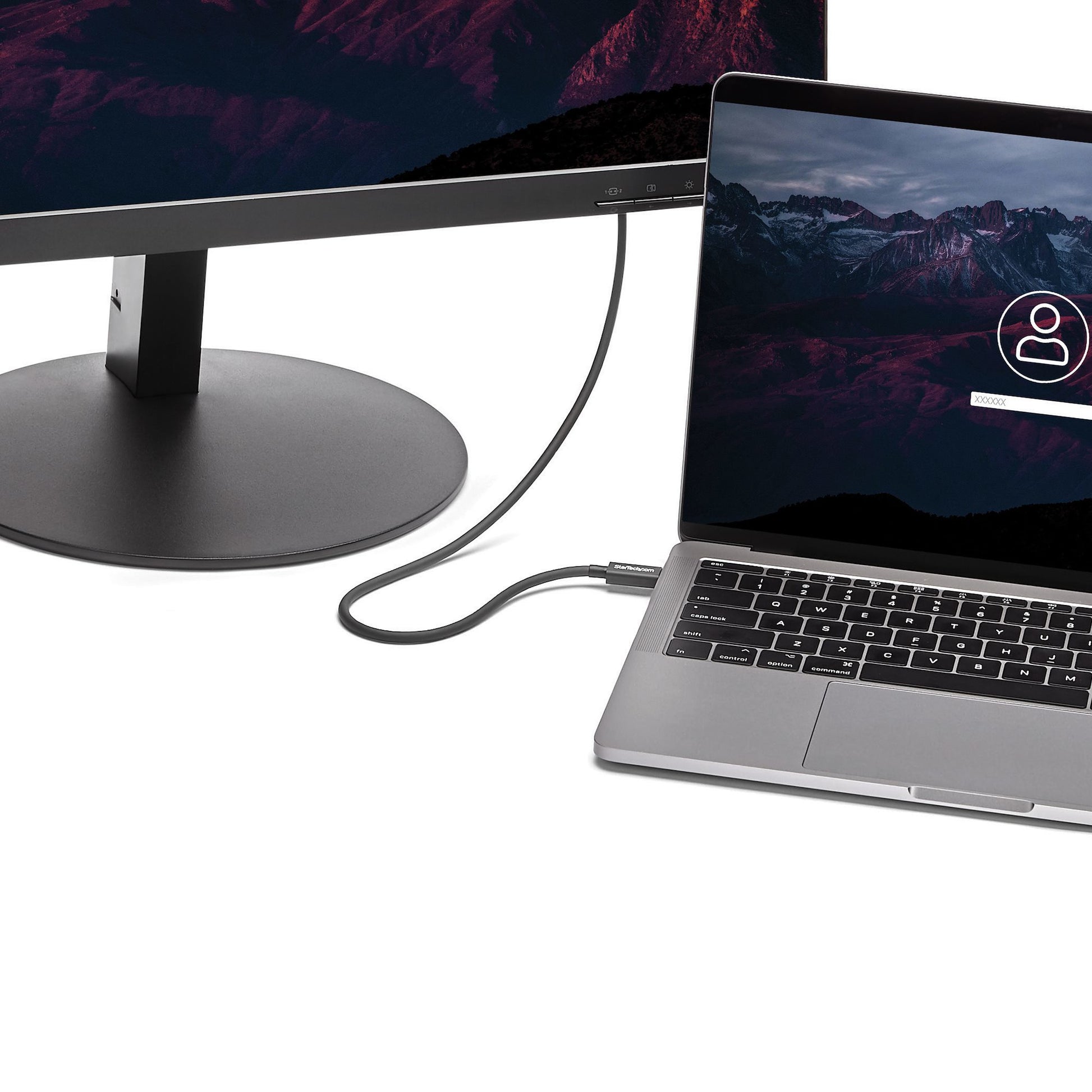 StarTech.com Thunderbolt 3 (USB-C) Kabel – 40 Gbit/s – 0,5 m – PD 100 W – Schwarz