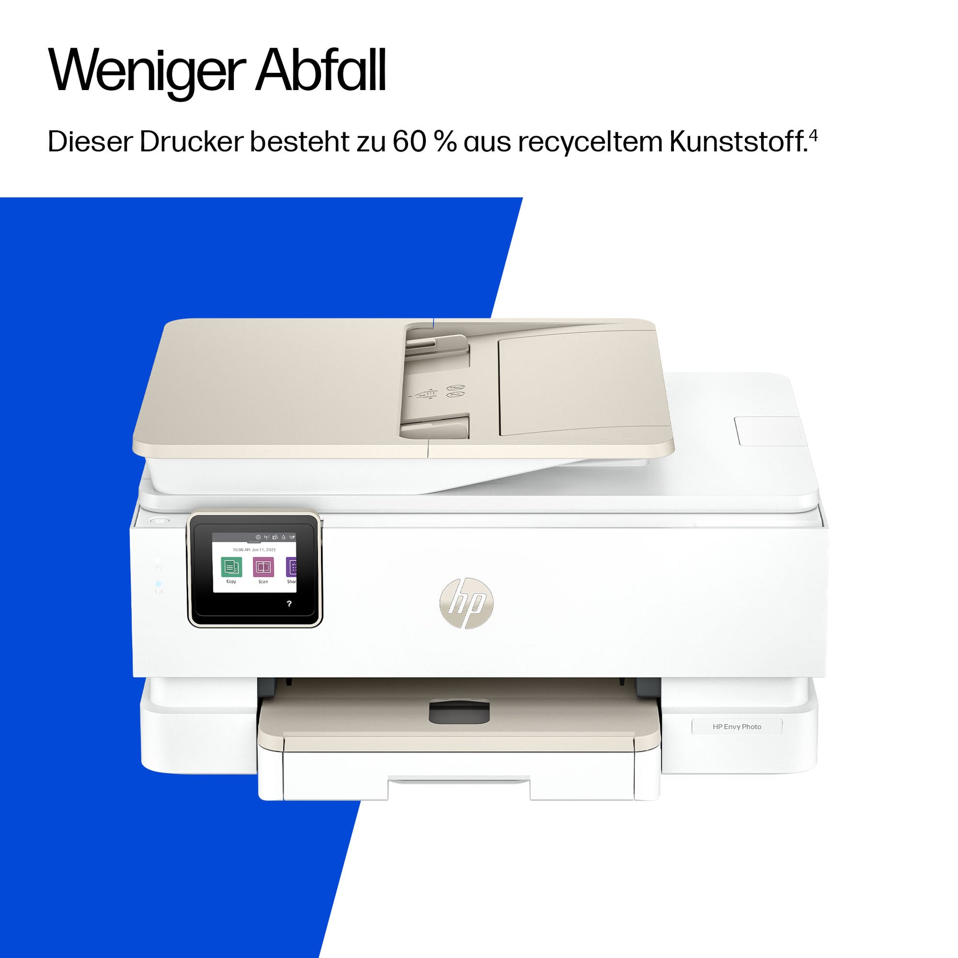 HP ENVY PHOTO 7934 ALL-IN-ONE – Farbtintenstrahl-Multifunktionsdrucker, A4, 3-in-1, Duplex, ADF, WLAN