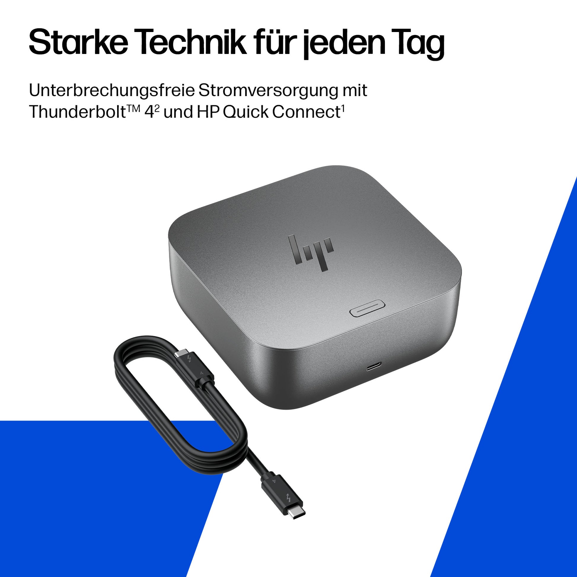 HP G6 Dockingstation – Thunderbolt 4, 1× HDMI, 3× USB-A, 2× USB-C, 100 W PD, 2.5GbE, für Windows/macOS/Linux