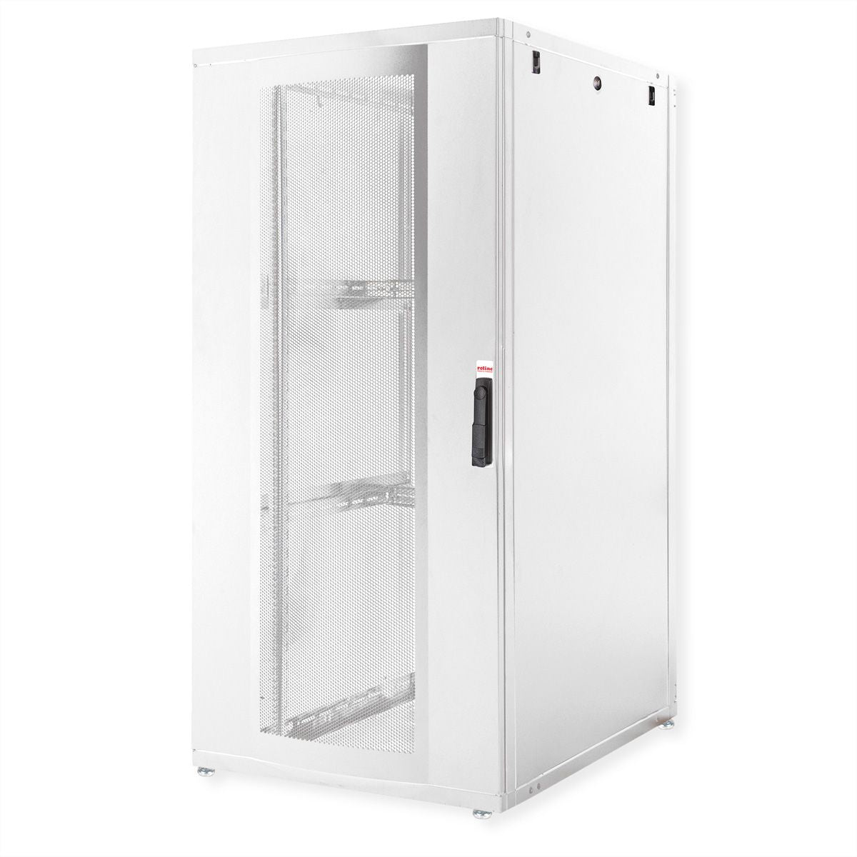 ROLINE Pro – 19" Netzwerkschrank 36U, IP20, abschliessbar, 800 × 1000 × 1705 mm, lichtgrau, Stahl