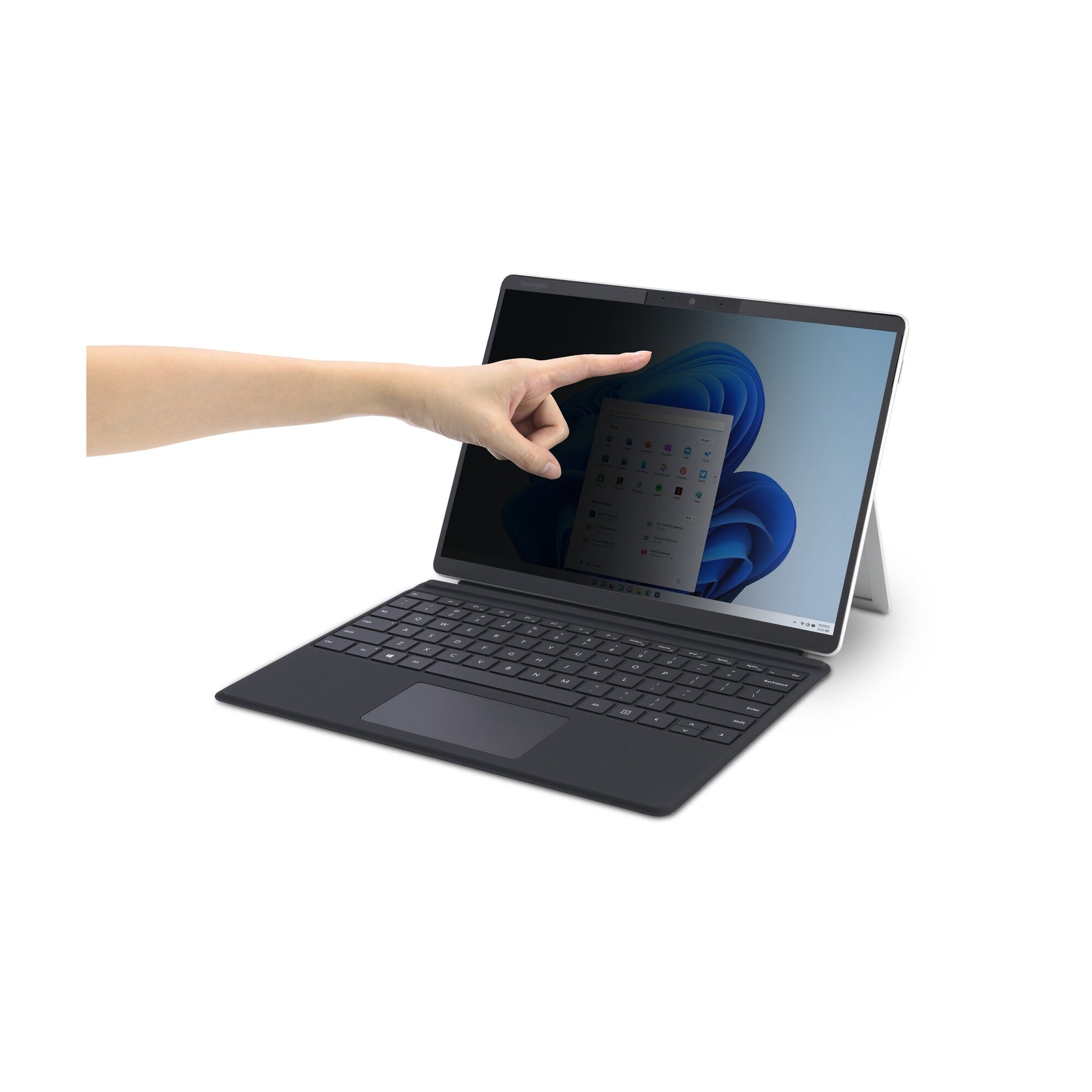 Kensington MagPro Elite Blickschutzfilter – für Surface Pro (Auswahl), 13", PET, schwarz/transparent