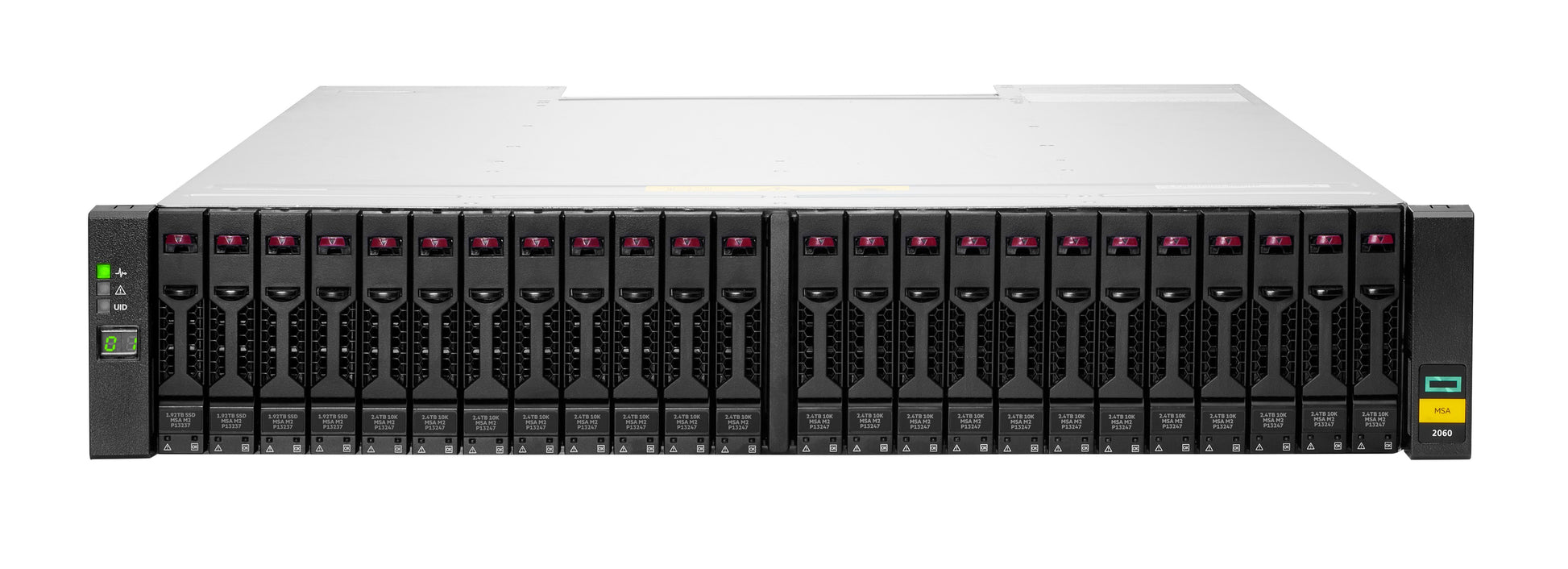 HPE MSA 2060 12Gb SAS – SFF, HDD & SSD, Rack (2U)