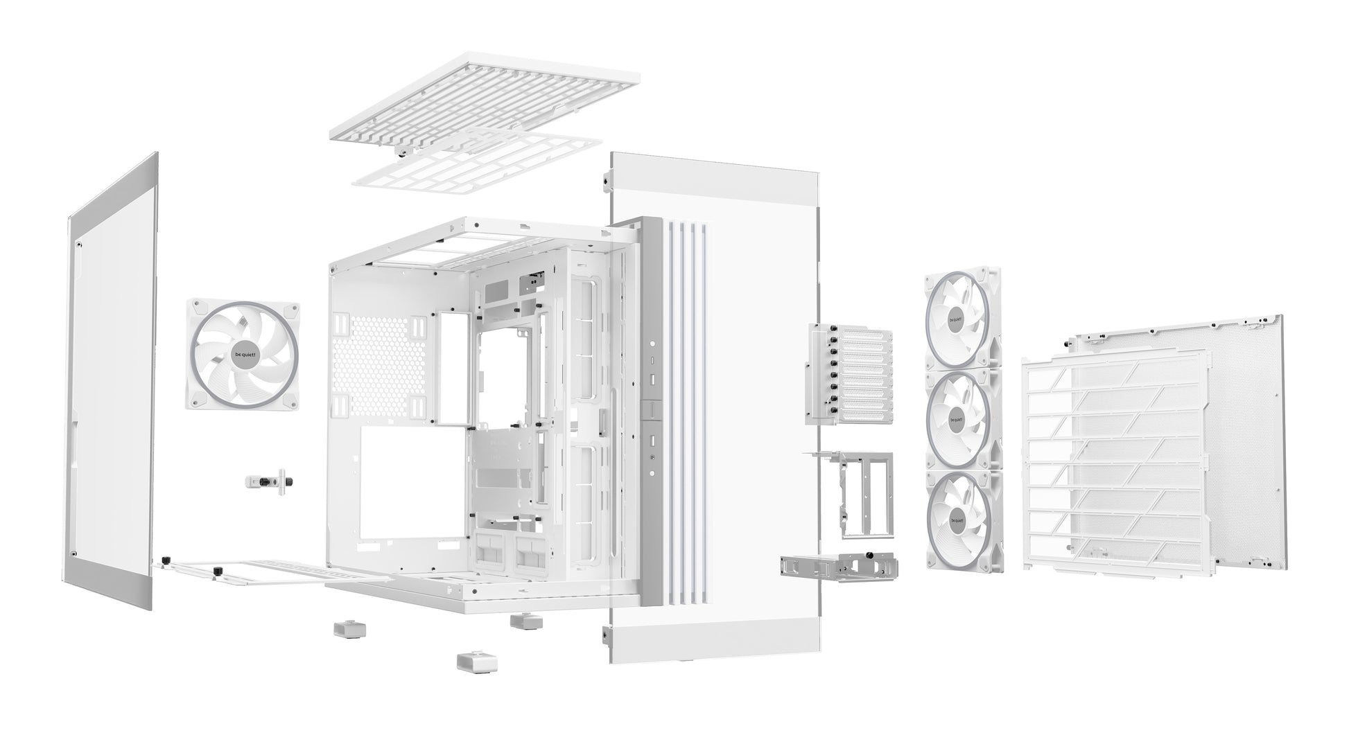 be quiet! be quiet LIGHT BASE 900 FX – Full Tower PC-Gehäuse – Weiss, EATX, 49,5 cm Grafikkarte