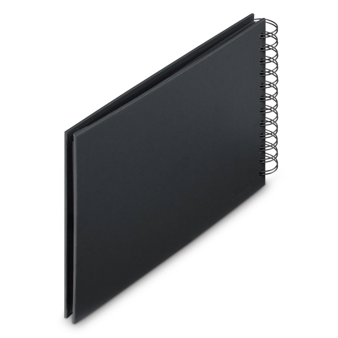 Hama Fotobuch, Spiralbindung, 50 schwarze Seiten, 24 × 17 cm, Papier, mit Pergamin